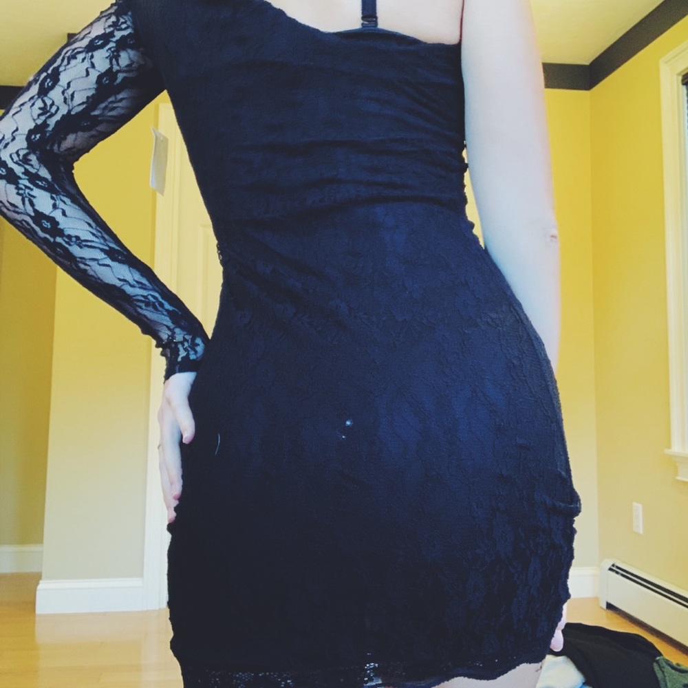 sexy black lace dress - Picture 2 of 3